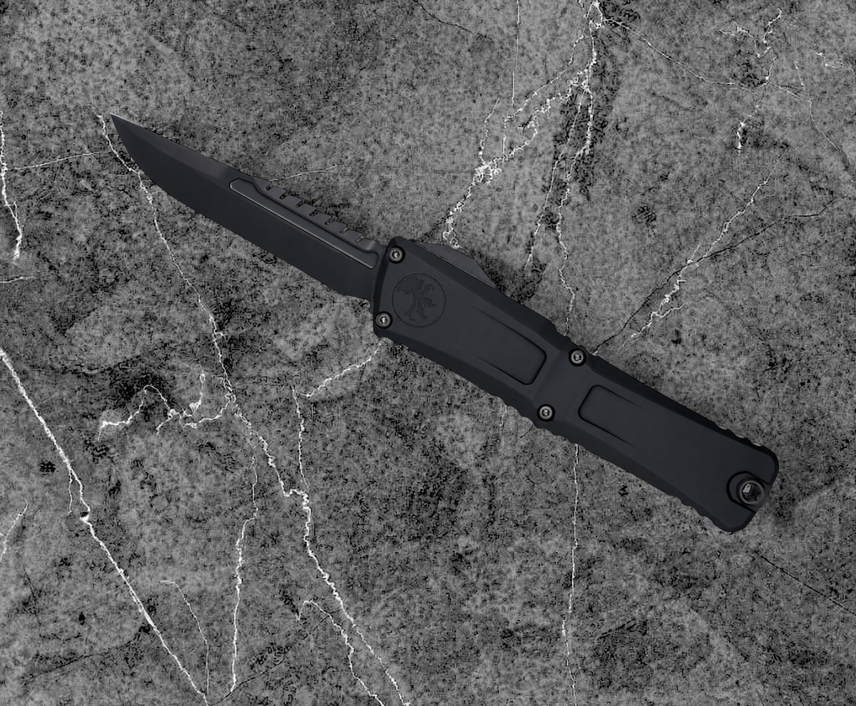 Microtech Combat Troodon Interceptor Gen III DLC Shadow Edition Model # 1217-1DLCTSH