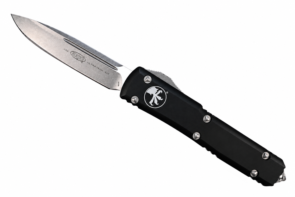 MICROTECH - Ultratech Standard Edge with Stonewashed Finished Blade. Model # 121-10