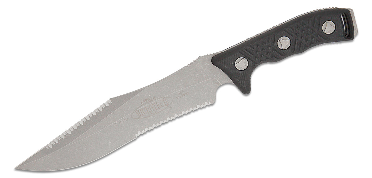 Microtech – Arbiter Apocalyptic Full Serrated – 104-12 AP