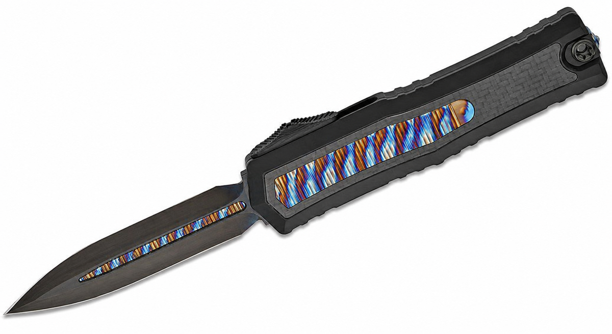 Marfione Custom – Atreus Double Edge – DLC Cryo Ice / Flamed Titanium & Carbon Fiber
