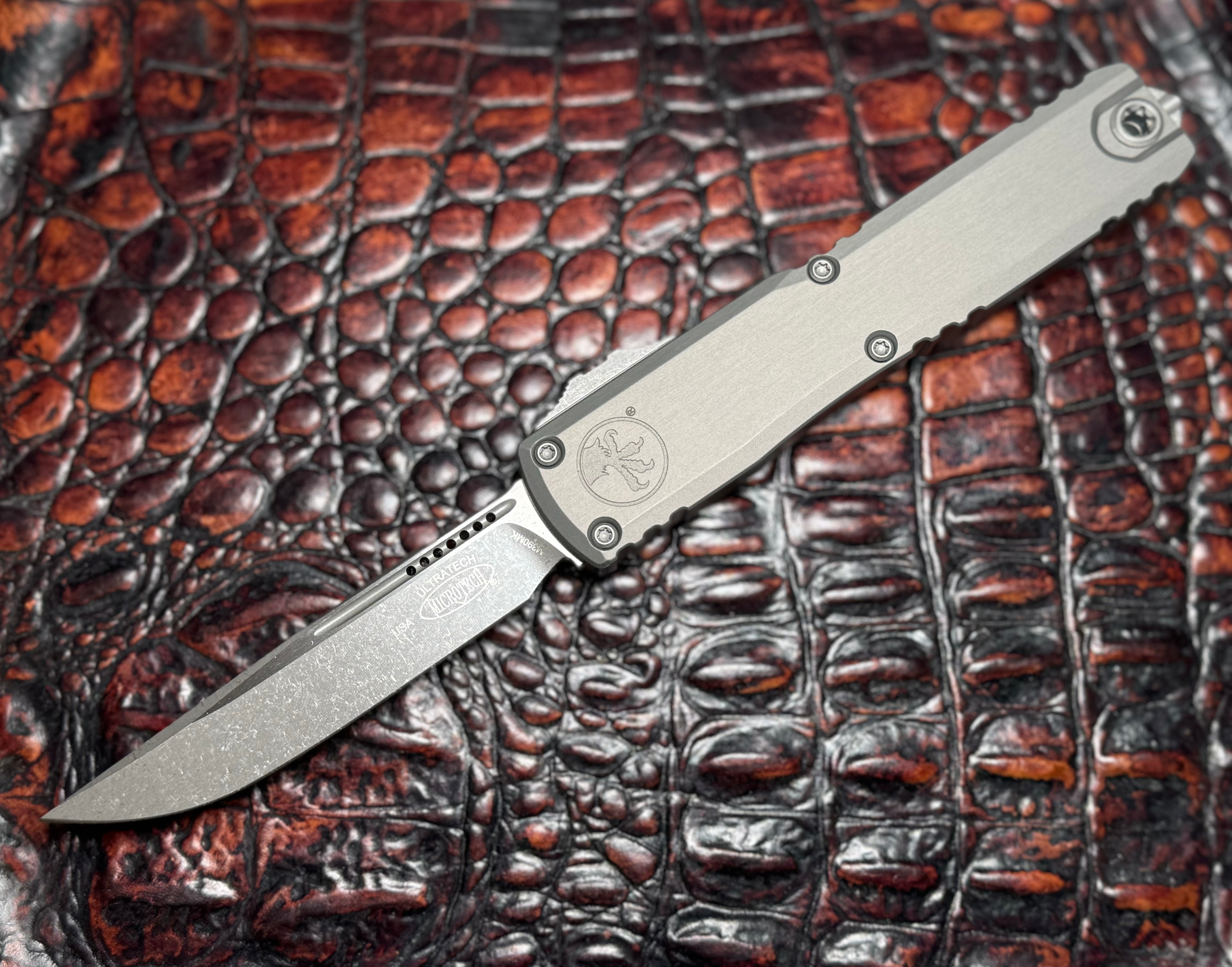 Microtech Dealer MICROTECH - Ultratech Gen III ZBP S/E in Natural Clear W/ Apocalyptic ...