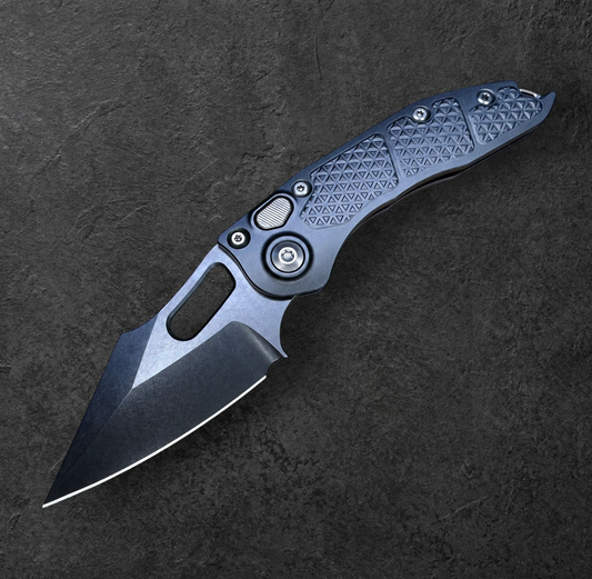 MICROTECH / BORKA- Shadow Edition Stitch Auto W/ Sterile DLC Standard Edge Blade. Model # 169-1 DLCTSH