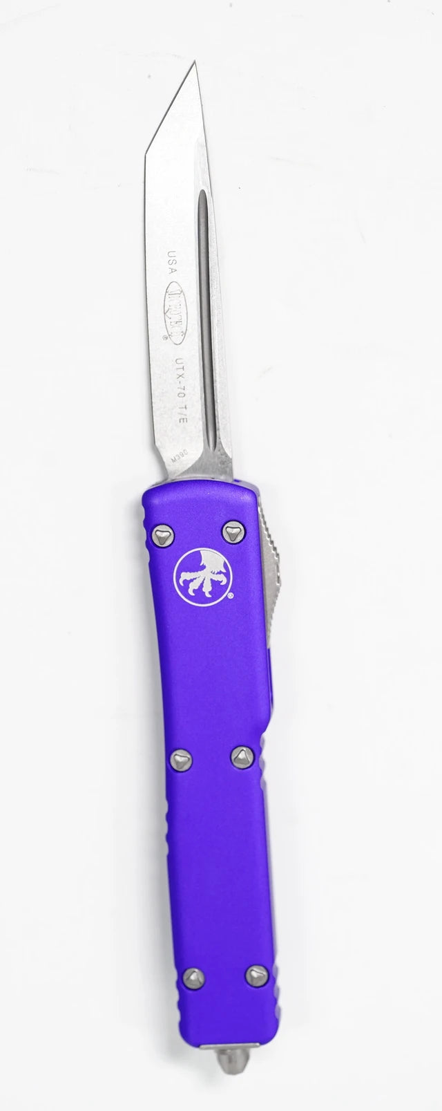 Microtech UTX-70 Gen IV S/E Stonewash Standard Purple