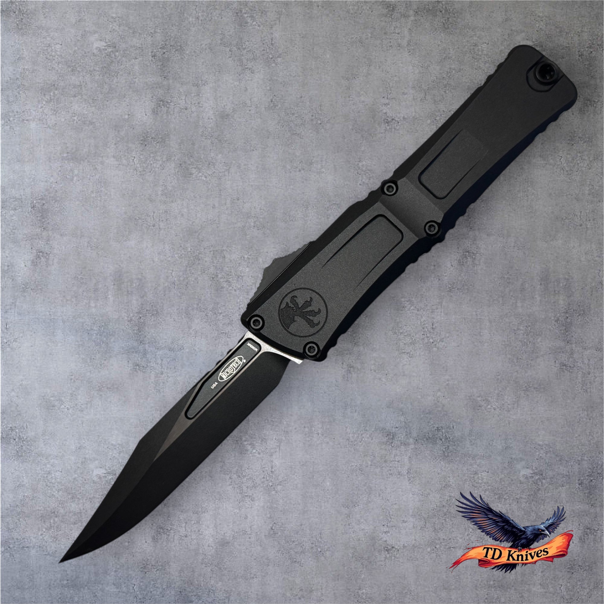 Microtech Dealer MICROTECH - Combat Troodon Gen III in Tactical Black with Black Bowie ...
