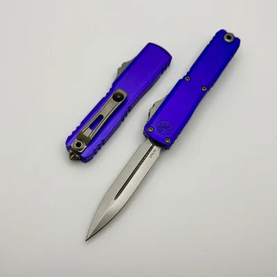 Microtech UTX-70 Gen IV D/E Stonewash Standard Purple
