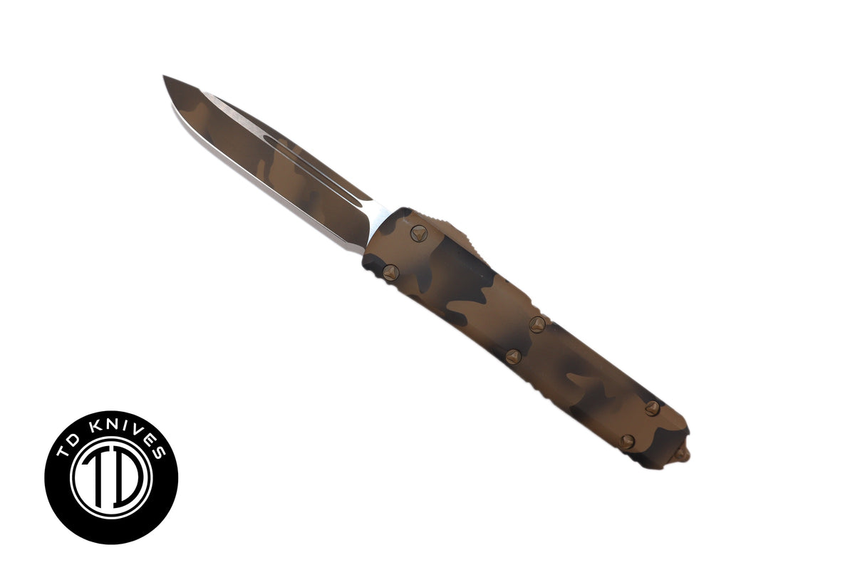 Microtech Models MICROTECH - Signature Series Ultratech Standard Edge in Coyote Camo. M ...